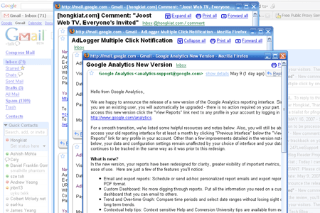 Open Multiple Gmail Pages