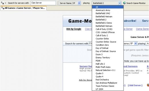 gamemonitor - game monitor firefox search toolbar