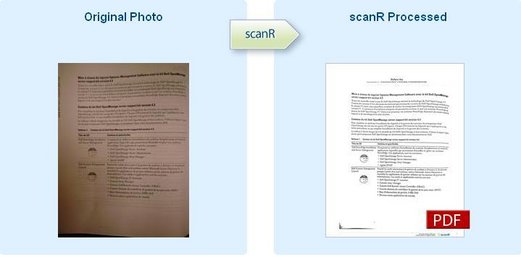 scanR - Convert name card to PDF file