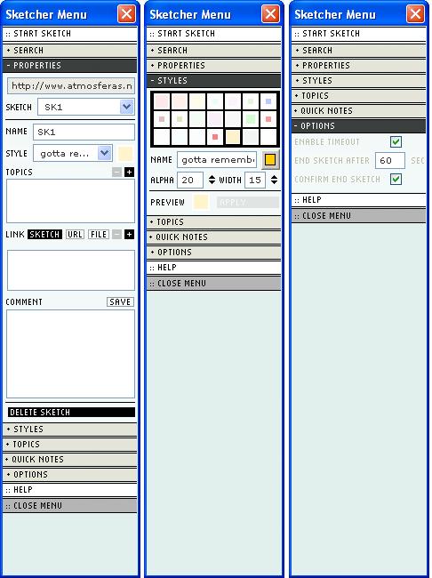 sketchermenu