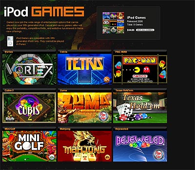 Get free ipod games