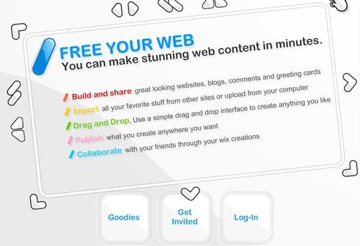 wix - Online Flash creator