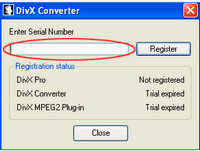 DivX Pro Registration