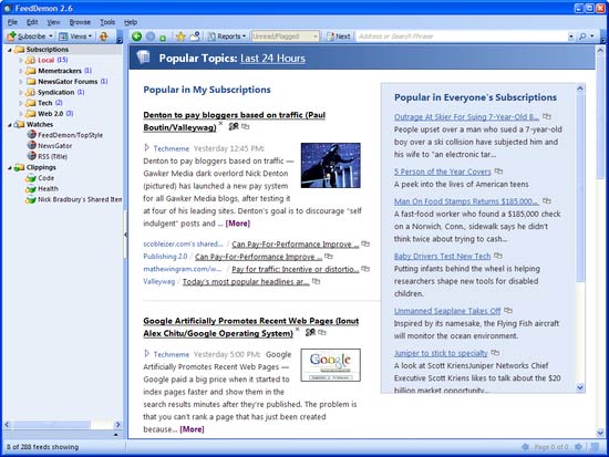 Feed Demon 2.6 - Free download feed demon