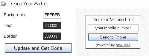 mofuse sms widget