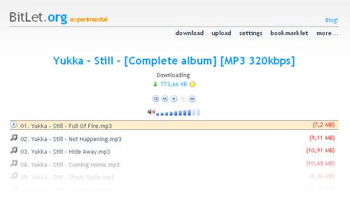 online stream music from torrent network - WeStream Bitlet.org