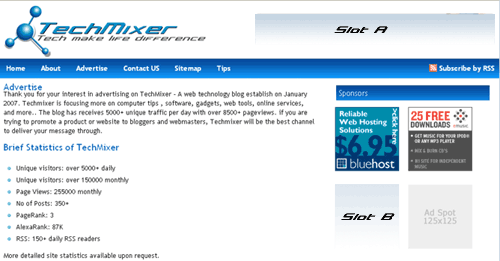 techmixer 광고 슬롯