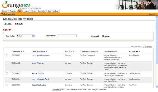 OrangeHRM - Personal Information Module