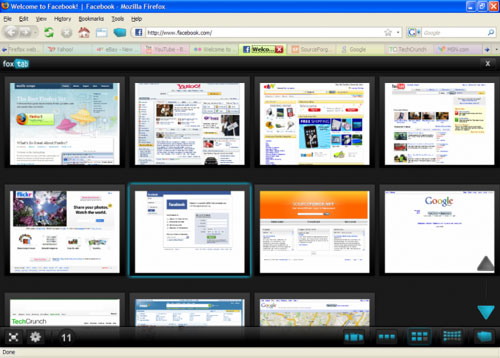 foxtab grid tab preview