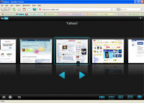 foxtab row tab preview