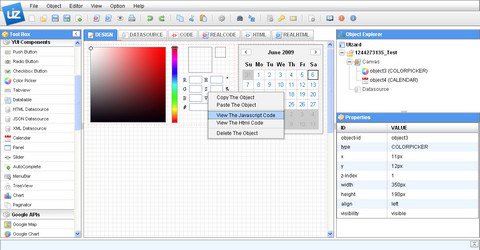 uizard online web development ide tool