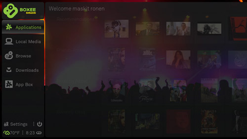 boxee - free cross platform media center software