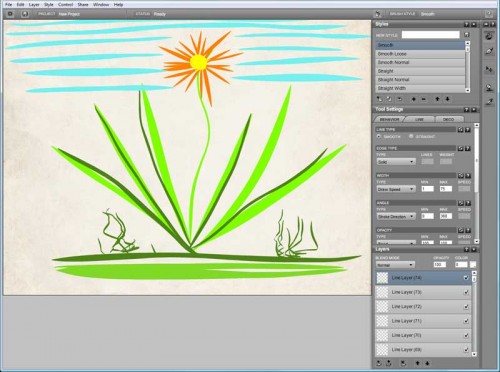 livebrush - free motion brush drawing tool