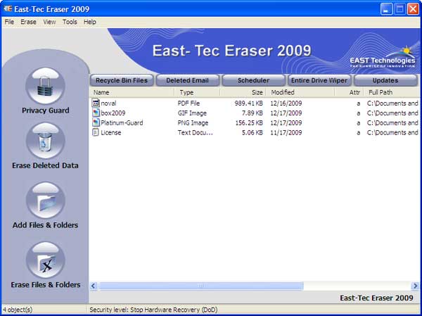 east tec eraser