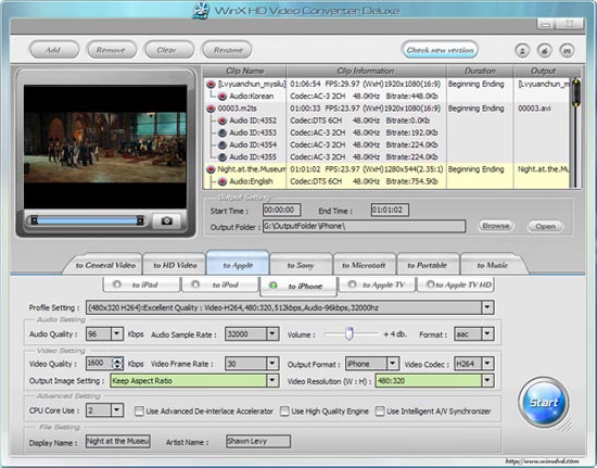 WinX HD Video Converter Deluxe WinX HD Video Converter Deluxe