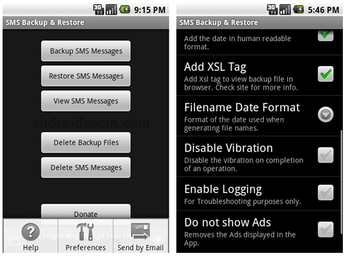 sms backup date format