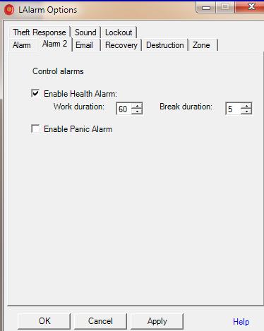 LAlarm - Laptop Alarm System