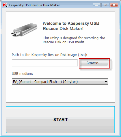 kaspersky USB Rescue Disk Maker