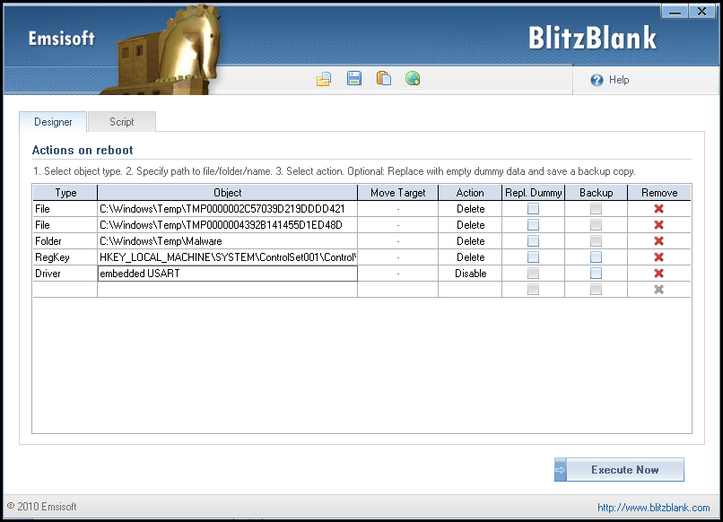 BlitzBlank: Removes Malware Infections BlitzBlank: Removes Malware Infections