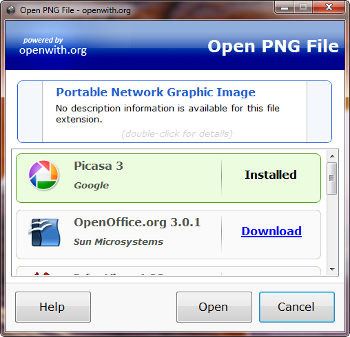 openwith.org desktop tool