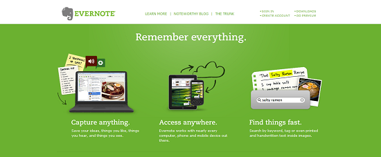 Evernote - Online Note Taking