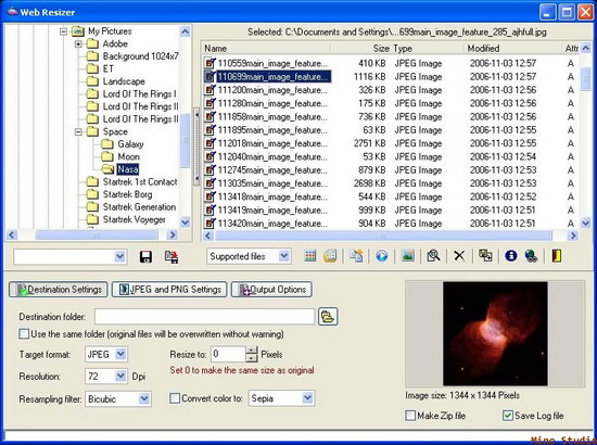 Web-Resizer - Image optimization and reduction in image file size Web-Resizer - Image optimization and reduction in image file size