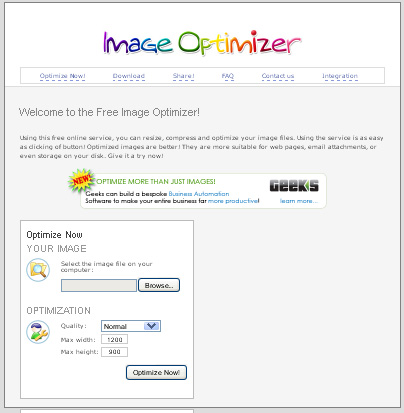 Image Optimizer- Online tool to reduce the image File size Image Optimizer- Online tool to reduce the image File size