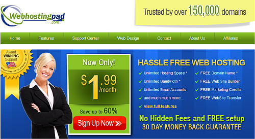 web hosting pad - cheapest web hosting