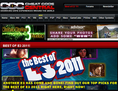 cheat code central