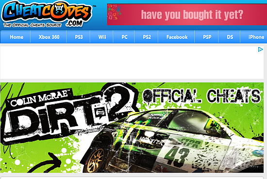 cheat codes