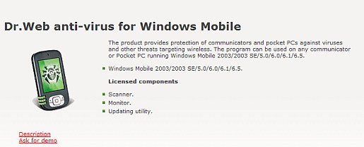 Dr.web mobile antivirus