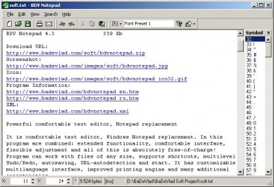 BDV Notepad - Free Text Editor to Replace Microsoft Notepad
