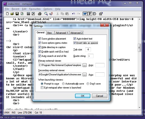 Replace your Default Notepad with Metapad!
