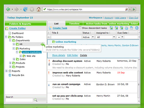 Wrike - Flexible online project management system for free 