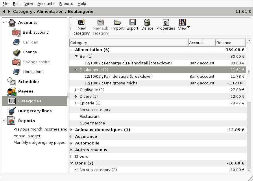 Grisbi- Free cross platform business accounting software Grisbi- Free cross platform business accounting software