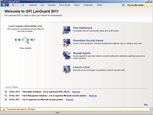 GFI LanGuard – All in One Network Security Scanner