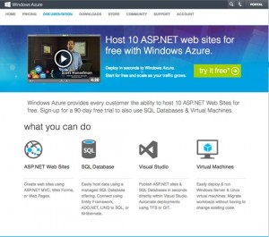 Windows Azure Free Windows hosting
