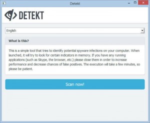 detekt - Windows anti surveillance