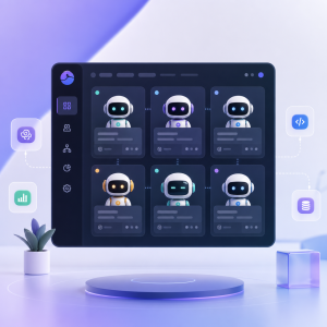 AI workspace illustration for AionUI: Organize AI Teams From One Workspace
