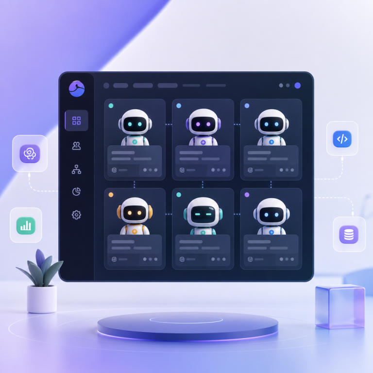 AI workspace illustration for AionUI: Organize AI Teams From One Workspace