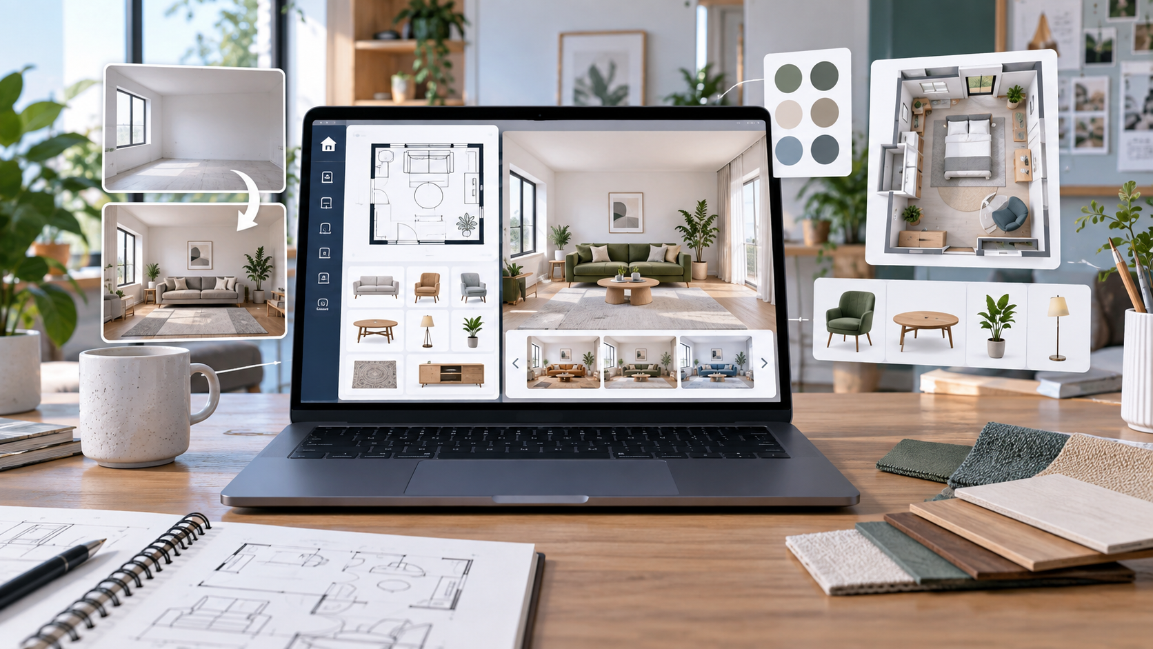 free AI home design software for room planning