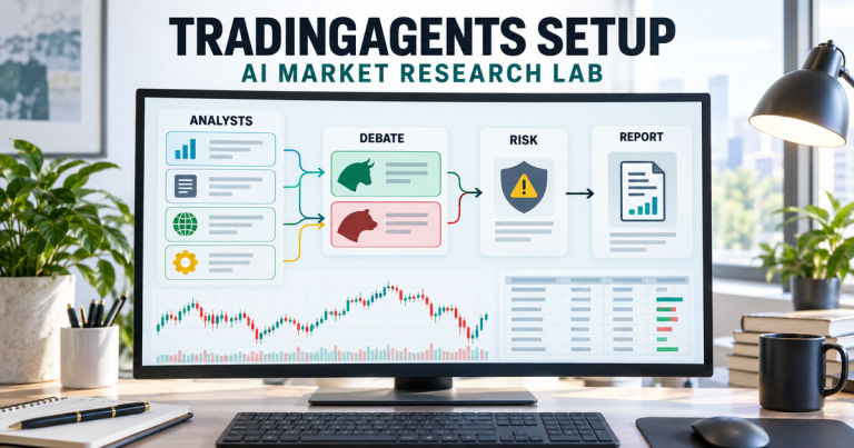Free AI trading agents setup for a local market research workflow