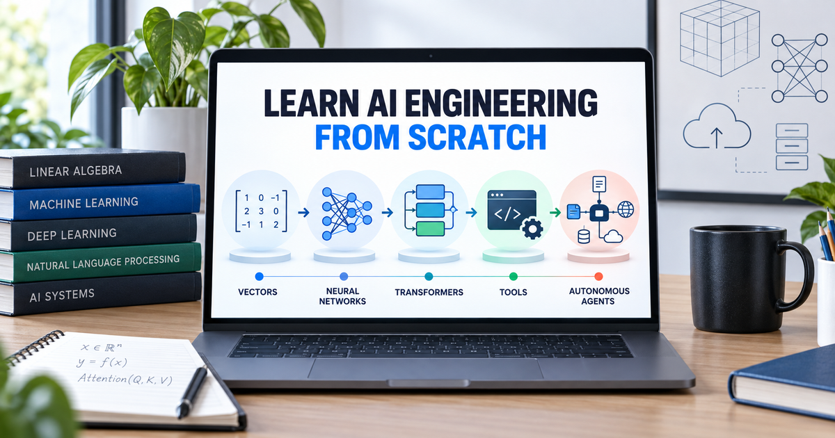 AI Engineering from Scratch learning path for beginners in 2026
