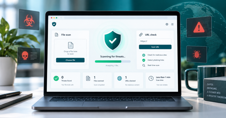 best free online virus scanners dashboard checking files and URLs
