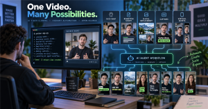 Hypit AI video cloning workflow for turning one viral video into many clip variants