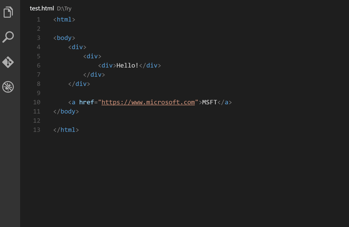 Auto Rename Tag official paired-tag editing demonstration in VS Code